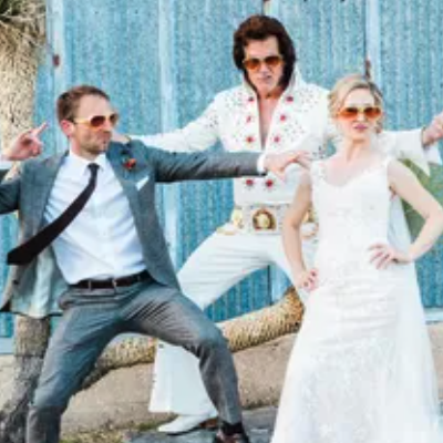 Bill Harris ('Mr. Thrill') performing as Elvis, Neil Diamond, and the Rat Pack