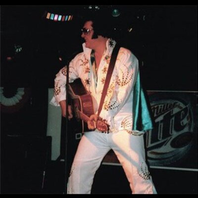 Douglas Olvey performing as Elvis for Figment Productions